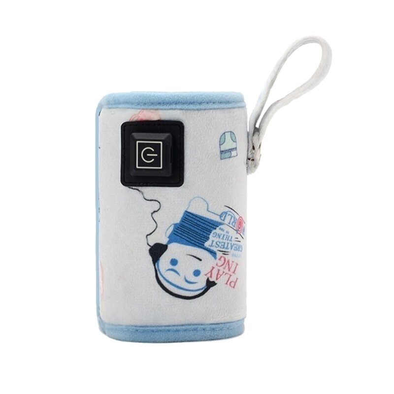 Calentador de biberones para bebés, calentador de biberones con carga USB, mantiene la temperatura ajustable, para biberones de lactancia