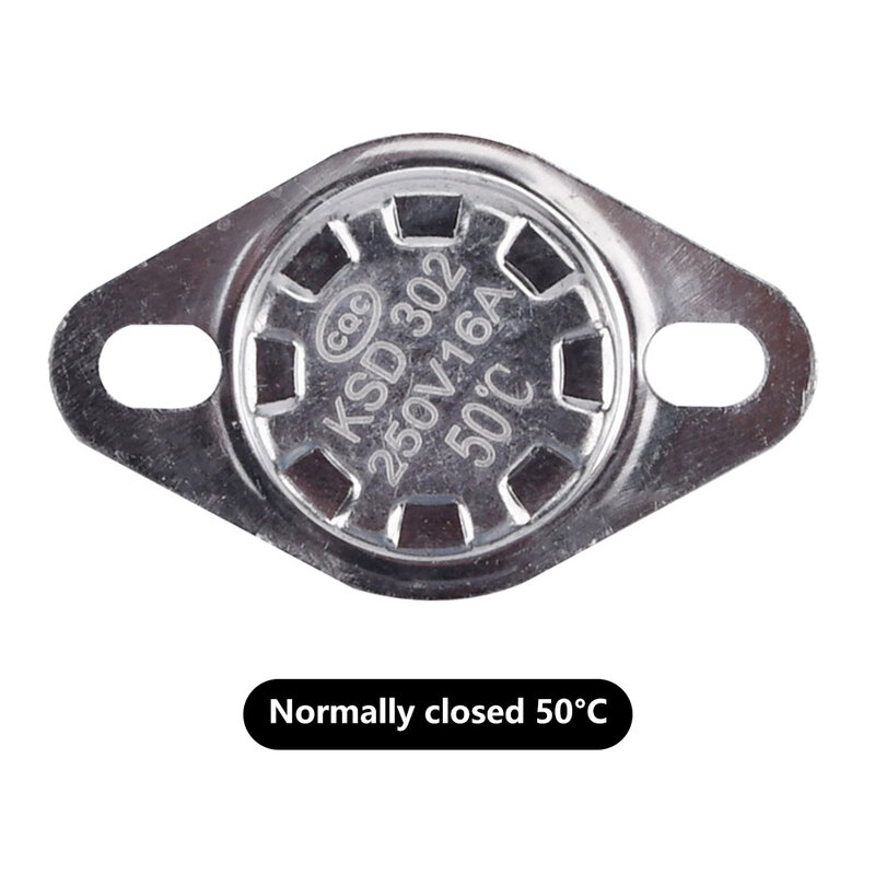 Termostat ceramiczny KSD302 50C ~ 150C 16A 250V NC normalnie zamknięty przełącznik temperatury 50C 80C 100C 120C 150C