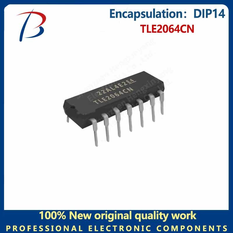 10pcs  TLE2064CN four-way 36V operational amplifier package DIP14