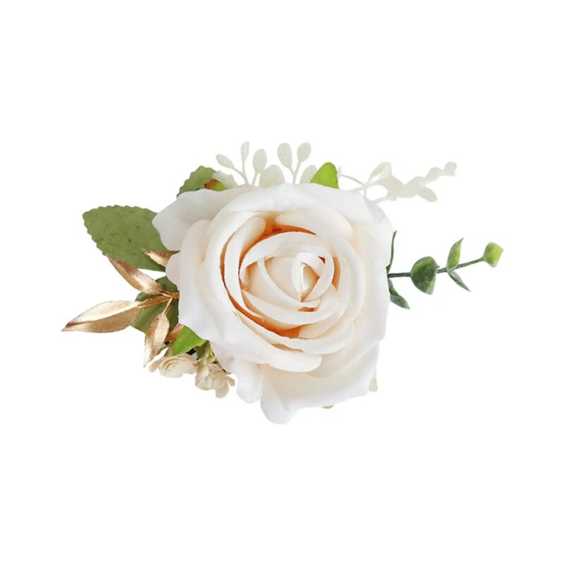 Bunga imitasi pengantin wanita pria, bunga buatan untuk acara Formal, dekorasi hari jadi pertunangan