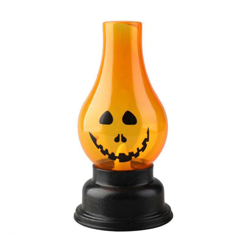 Jack-o-lantern 작고 휴대용 할로윈 밝게, 독특한 배열 소품, 할로윈 장식, LED 조명, 휴일 조명