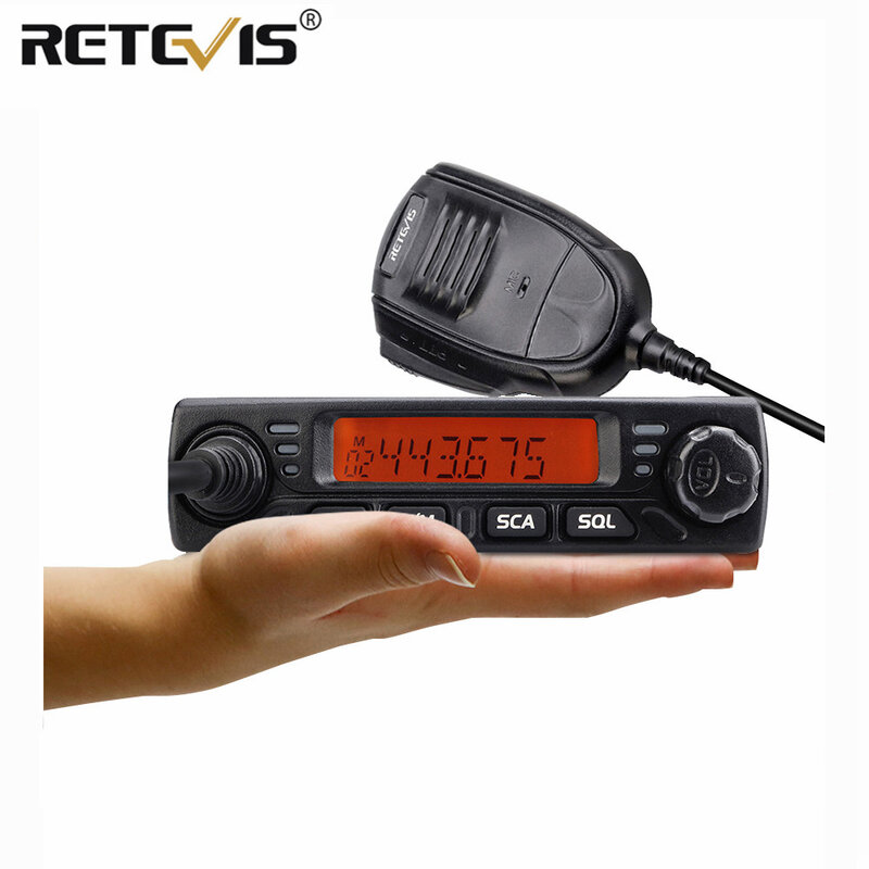 RETEVIS-walkie-talkie RT98 para coche, Radio Móvil de 15W, transceptor de Radio Ham, camioneros, VHF ( o UHF)