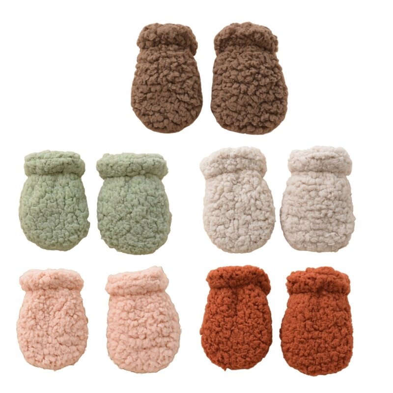 Stylish Baby Mittens for Chilly Days Gentle Safe Baby Gloves Baby Winter Gloves G99C