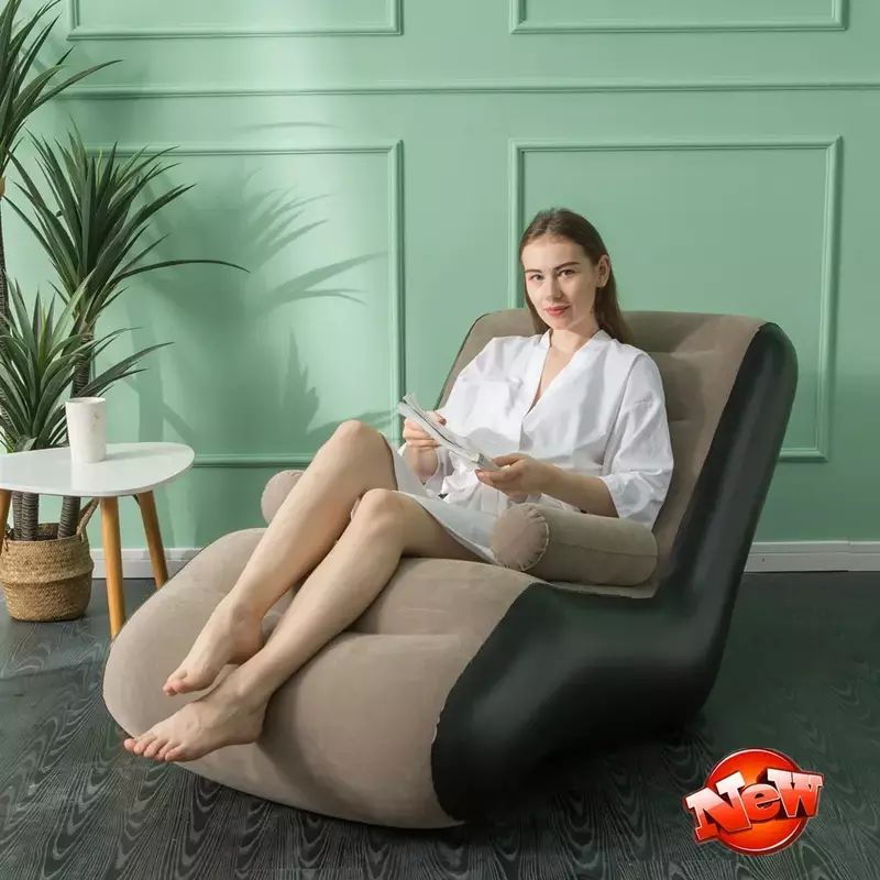 Outdoor aufblasbare Liegestuhl Komfort weich tragbare Luxus Sofa Camping Strand ruhe luxuriöse Sitzmöbel Sessel Möbel