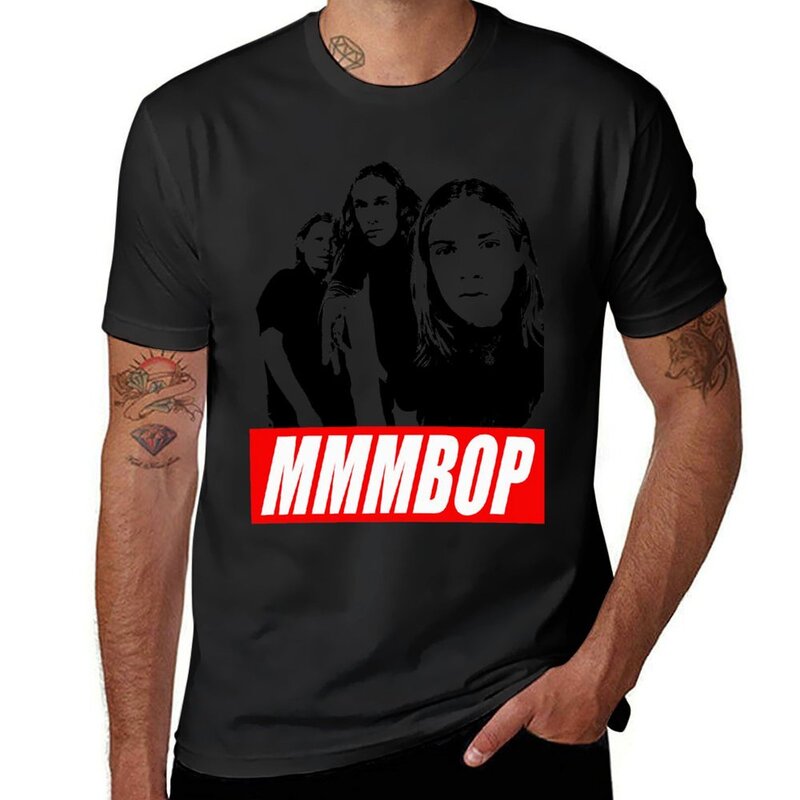 Mmmbop!!! Klassische T-Shirt Schweiß Vintage Sommer Tops Herren T-Shirt Grafik