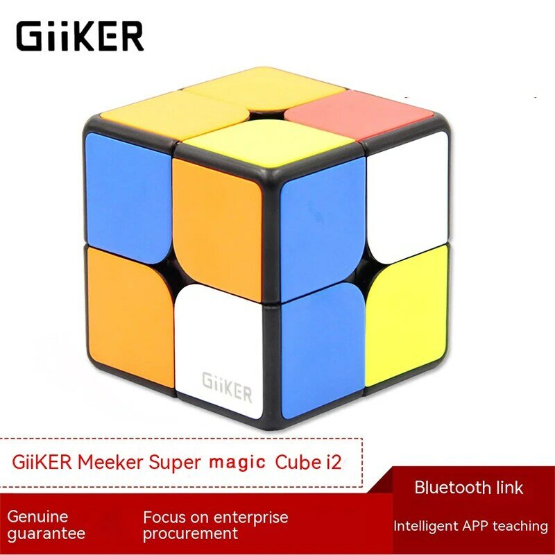 Giiker 2X2X2 Magnetische Magische Kubus I2 Slimme Upgrade Super 2X2 Ai Bluetooth Verbinding App Intelligente Snelheid Kubus Puzzel Speelgoed