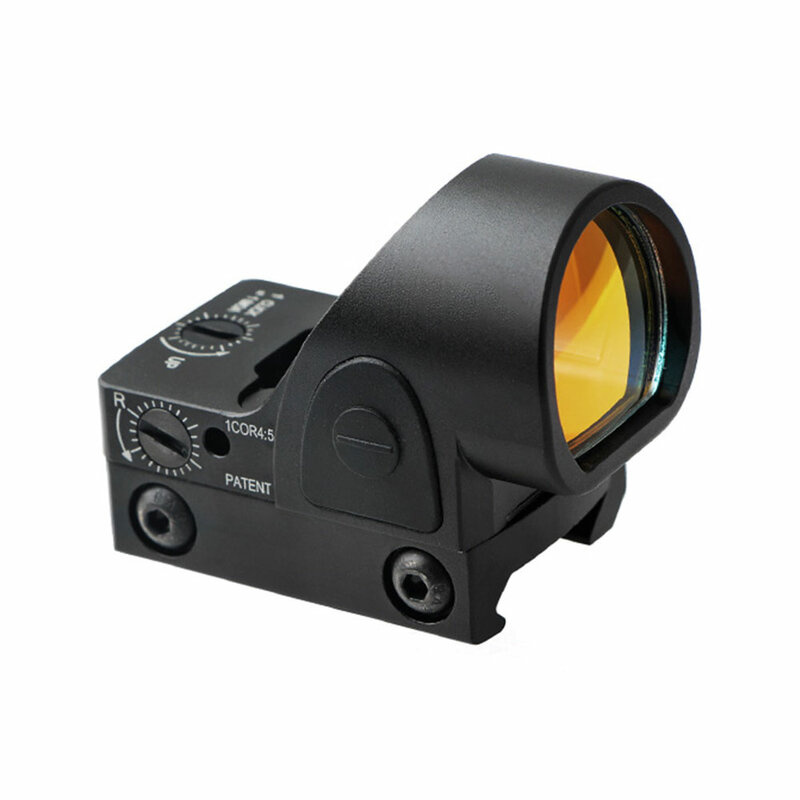 Dupla base anti-vibração filme vermelho vista, alta transmissão de luz para glock g17/19/22/23/26/27/34/35/37/41