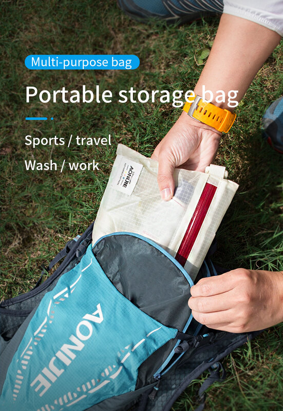 AONIJIE H3201 متعددة الأغراض المحمولة حقيبة تخزين الأحذية أكياس للرياضة في الهواء الطلق السفر غسل العمل الخ مناسبة