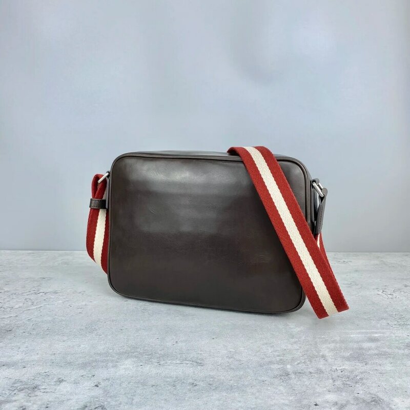 New Men B Brand Shoulder Bag Single Fashion Striped Design Business Crossbody Bag High Quality Men's Home Backpack Messenger Bag