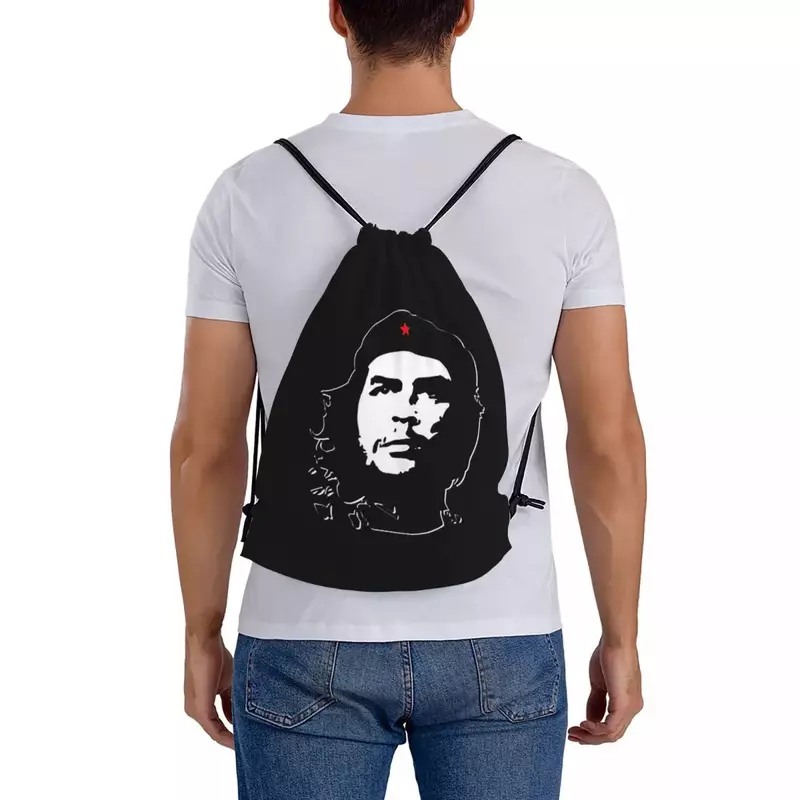Che Guevara-Mochilas portáteis casuais, sacos de cordão, bolso, diversos, sacos de livros, homem, mulher, estudantes