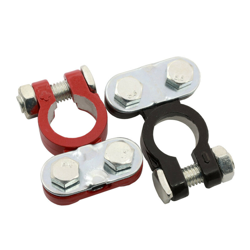 1 Pair Car Boat RV Heavy Duty Quick Release Battery Terminal Clip Connector