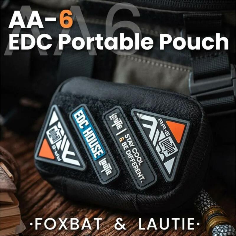 LAUTIE x FOXBAT-Bolsa de almacenamiento portátil EDC, codiseñada