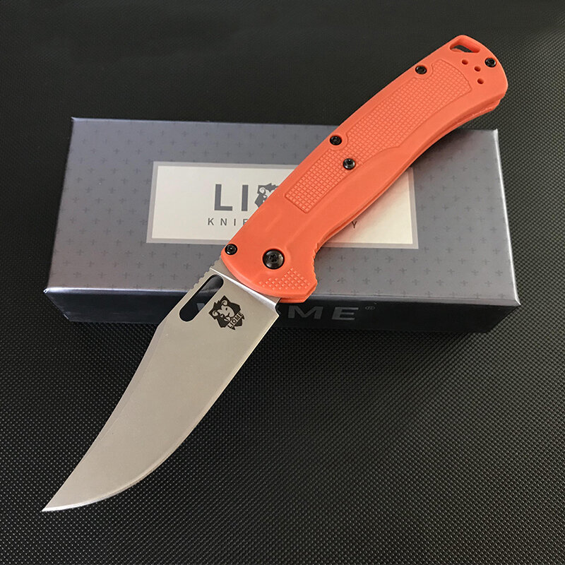 Liome-cuchillo plegable táctico de 15535 ejes para exteriores, herramienta EDC de bolsillo para defensa de seguridad, supervivencia y acampada
