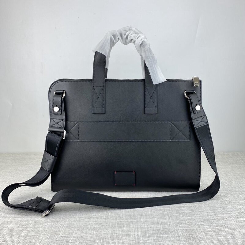 Luxus B-Stil Laptop-Tasche Mode große Kapazität Notebook Jugend Business Handtasche hochwertige Leder Dokument Cross body Handtasche