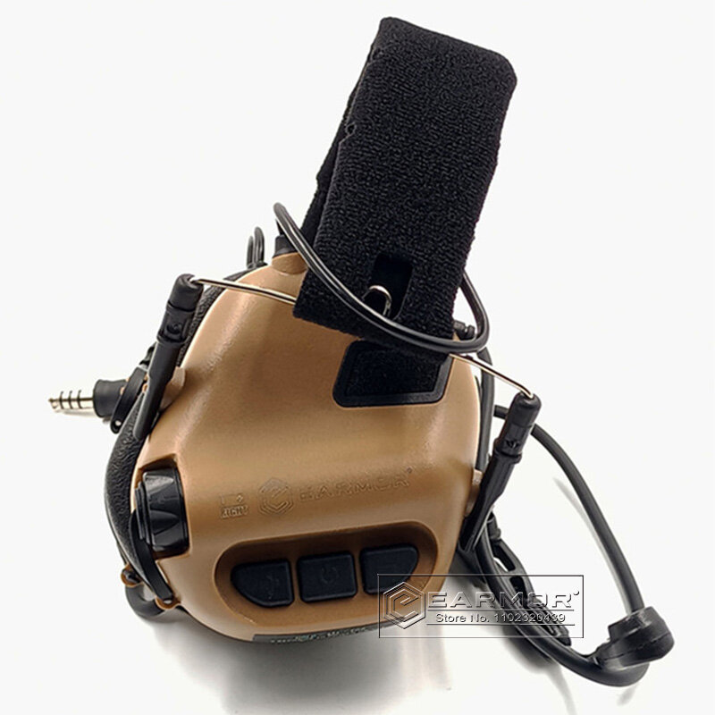 Наушники EARMOR M32 MOD4, оригинальные эргономичные наушники с защитой слуха, шумовые наушники с микрофоном, НАТО TP120