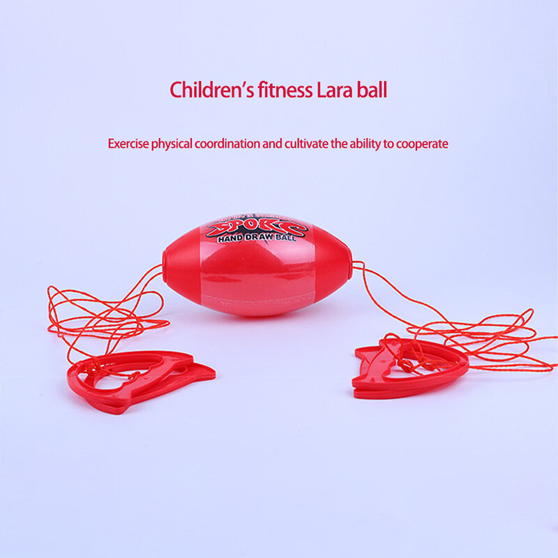 Dzieci na zewnątrz interaktywne ciągnięcie elastyczne kulki prędkości zabawa kolizja trening sensoryczny gry sportowe zabawki dla dzieci dorośli prezent