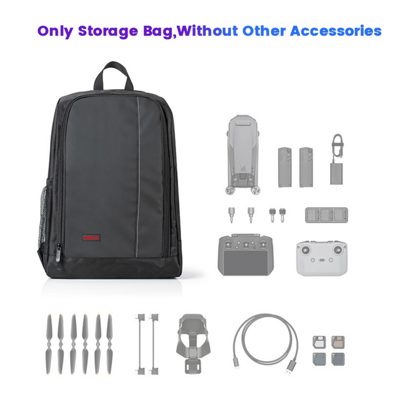 Drone Storage Bag for Avata2 Compatible 3 Aerial Drone Portable Storage Bag Decompression Shoulder Bag