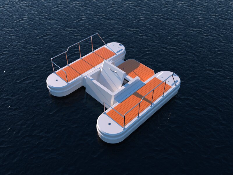 Ecocampo-Jet Ski Barco para Venda, Embarcações Pessoais, Semi Submarino, Alumínio, 10ft, 11ft, Novo