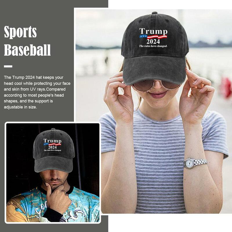 Casual Retro Bedrukte Baseball Caps Ademende Zonwering Anti-Uv Ip Hop Streetwear Zonnehoeden Voor Heren Dames I2w4
