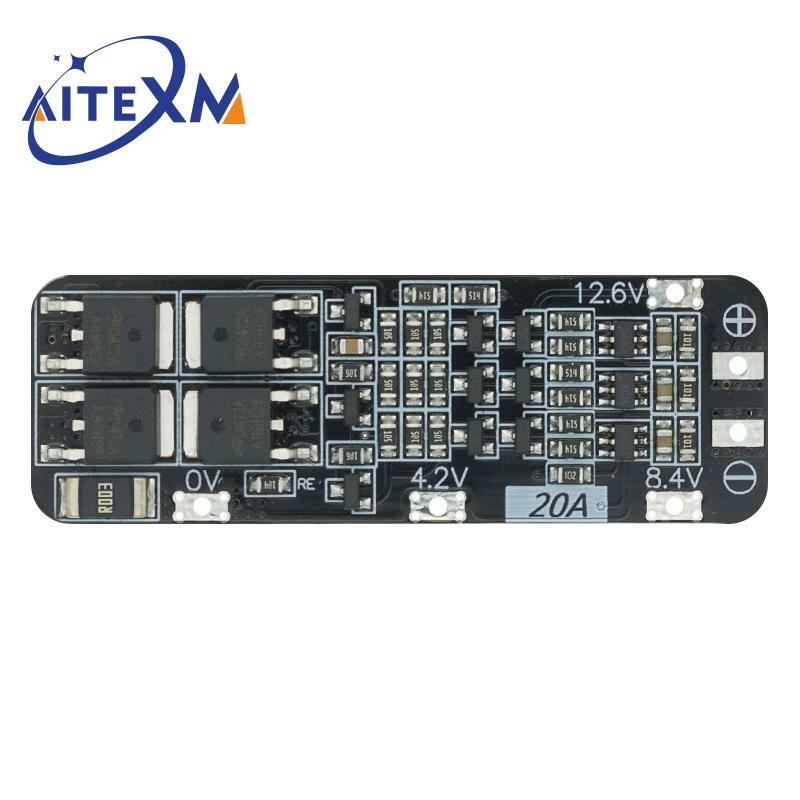 3S 20A Li-ion Lithium Battery 18650 Charger PCB BMS Protection Board 12.6V Cell 59x20x3.4mm Module