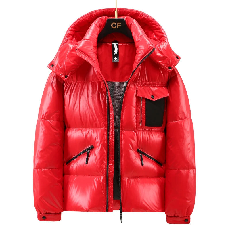 Short Down Jackets for Women Coat 2024 Winter New in Outwears Thick Hooded Warm Bread Jacket Female Clothing Chaqueta De Mujer