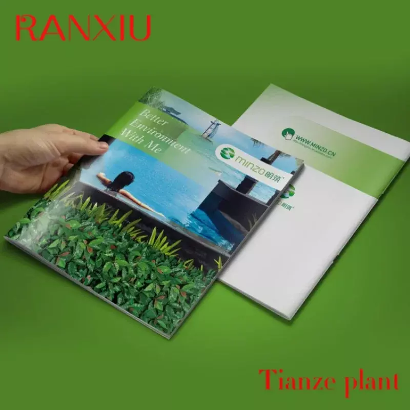 Custom Manufacture Custom Folded Business Flyer Luxury A5 Paper Video Brochure Printing