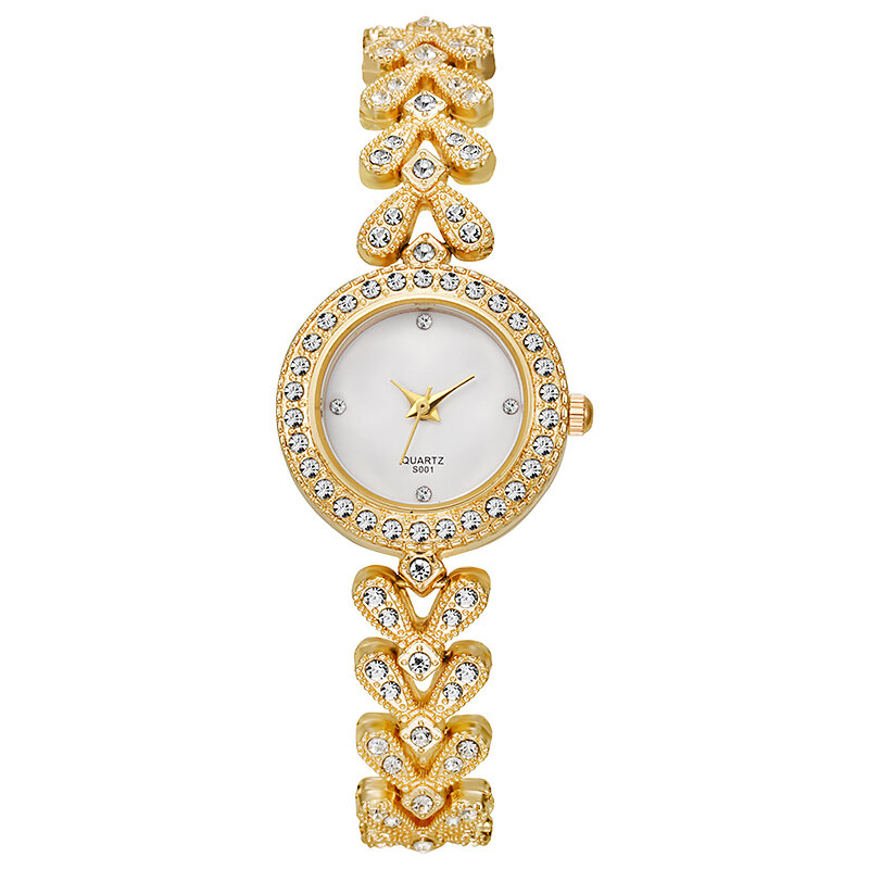 Bracelet de montre avec biscuits étincelants pour femme, accessoire de mode pour fille, vente en gros, nouveau