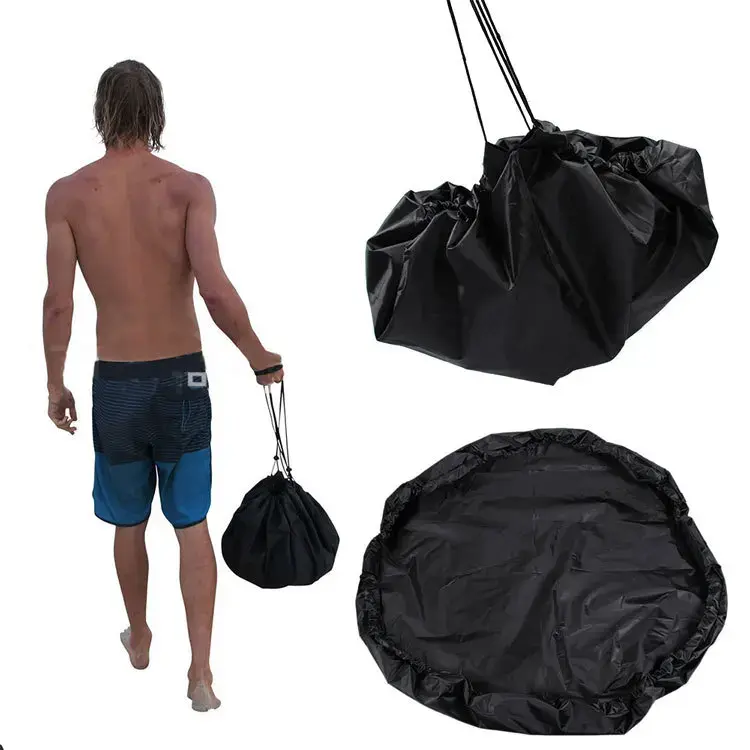 Wetsuit Changing Mat Dry Carry Bag Large Waterproof Surf Bag with DrawstringSurfing Diving Wetsuit Storage Bags