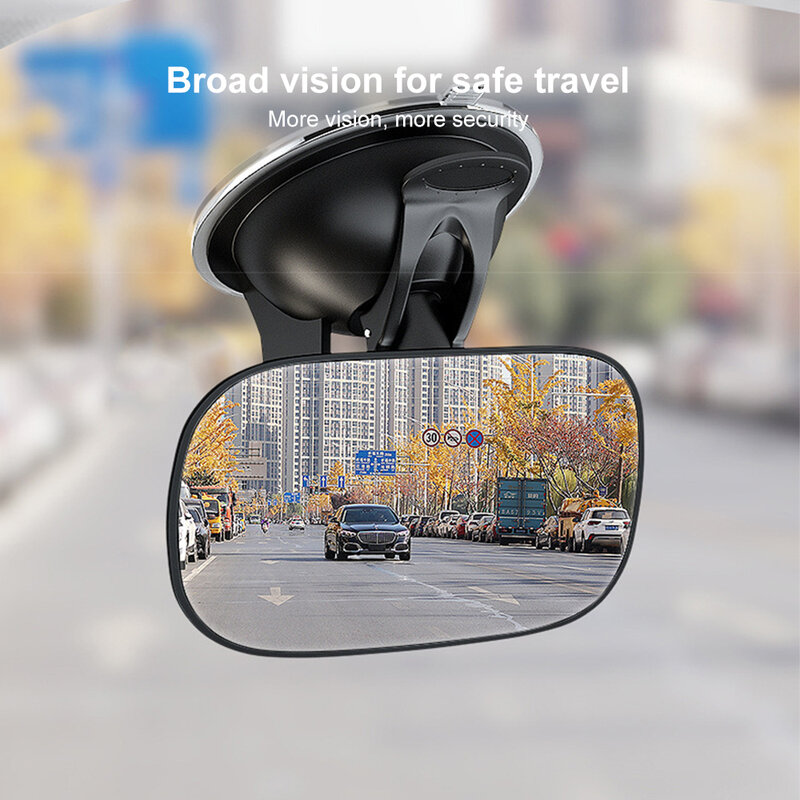 Автомобильное зеркало заднего вида с широким углом обзора, безопасное зеркало для лобового стекла, детские автомобильные сиденья, с четким отражением, вращение на 360 градусов, регулируемое