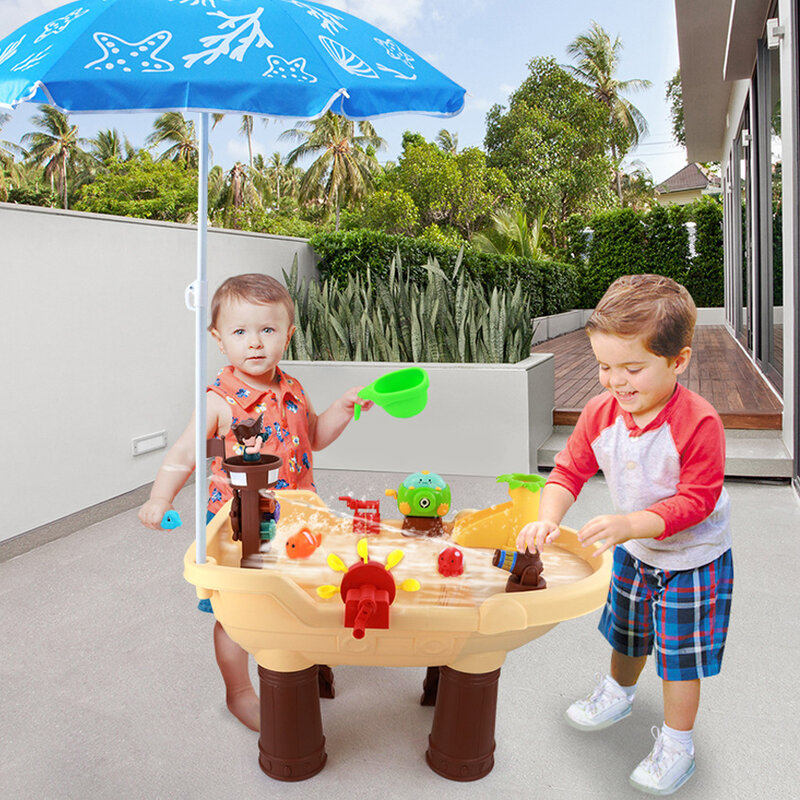 Water play toy pirate scene bubble machine outdoor toy beach water play suit