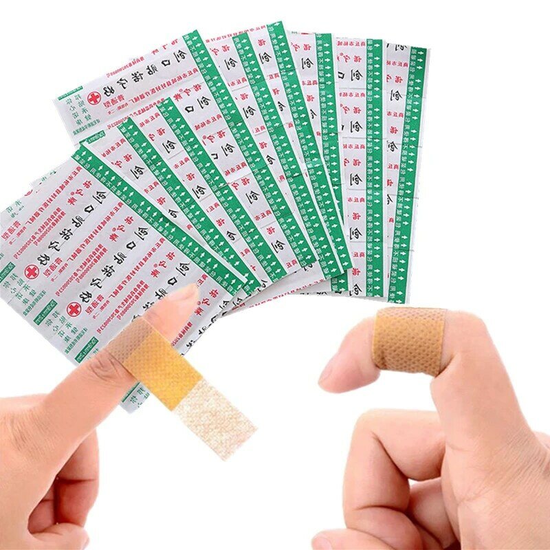 50pcs/100pcs Breathable Patch Children Kids Band Aid Wound Plasters Adhesive Bandage First Aid Sticking Plaster Skin Patches