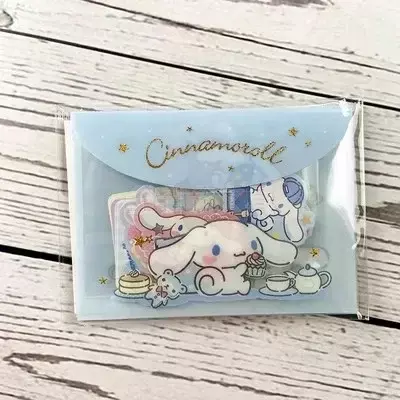 40pcs Sanrio Kuromi My Melody Cinnamoroll Cute Cartoon Paper Computer Laptop Toy Sticker