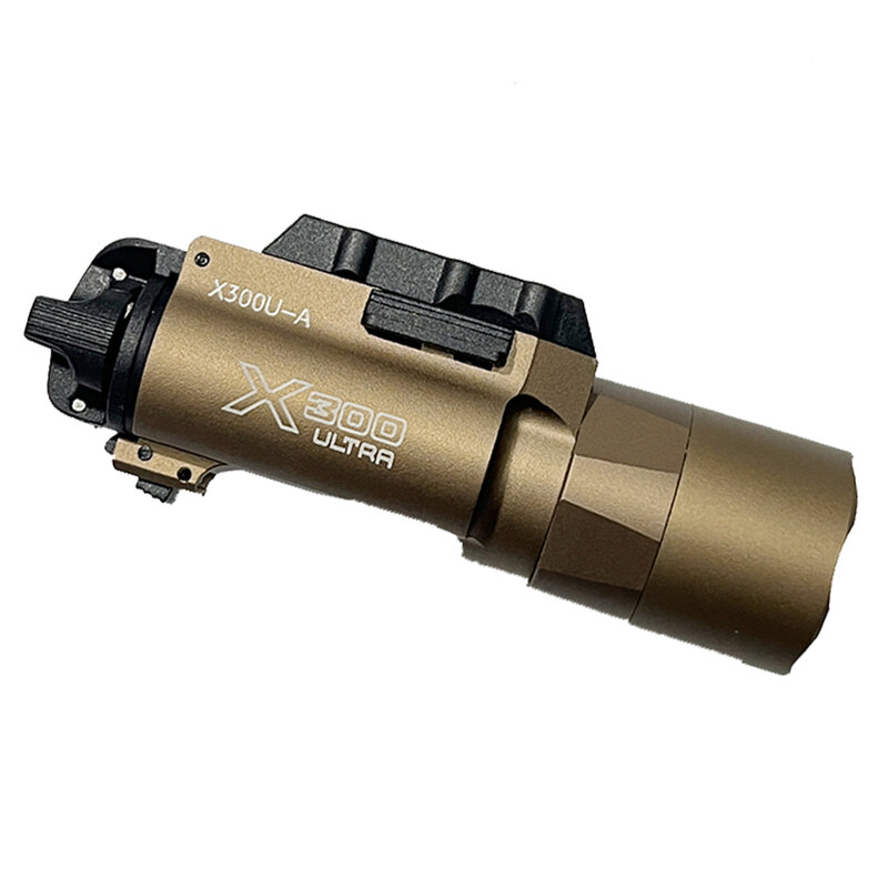 Linterna de arma táctica de alto rendimiento, riel Picatini X300U, accesorio táctico, Asistente táctico, alto rendimiento, LED500 lúmenes