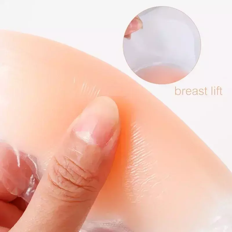 Reusable Breast Petals Lift Silicone Nipple Cover Invisible Petal Adhesive Strapless Backless Stick on Bra Breast Stickers