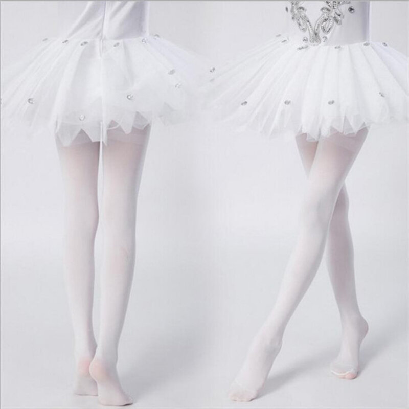 Collants quotidiens sans pied pour filles, doux et élastique, en coton, bas de danse moderne, chaussettes longues de Ballet, velours 80D