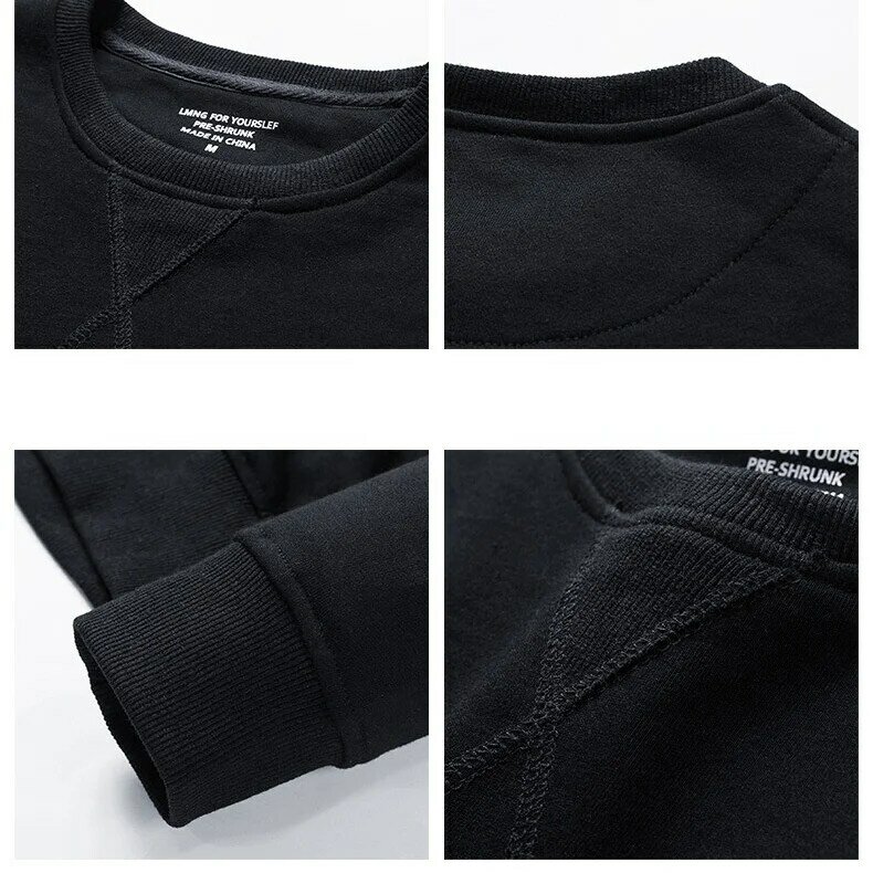 MRMT 2024 Новый мужской свитер с круглым вырезом свободный в стиле хип-хоп Государственный тренд Однотонная рубашка оверсайз мужские топы