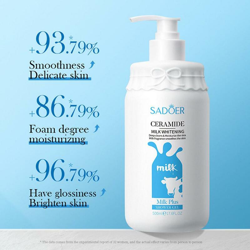 1/2 pezzi Premium Milk Body Wash originale per una pelle liscia e sensibile sbiancante detergente per il corpo con bilanciamento del PH