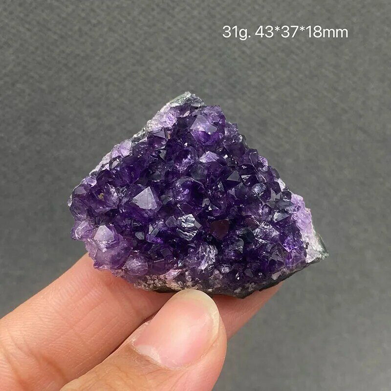 100% natürliche Uruguay lila Kristalls tein Mineral Probe Heilung Kristall Edelstein Sammlung