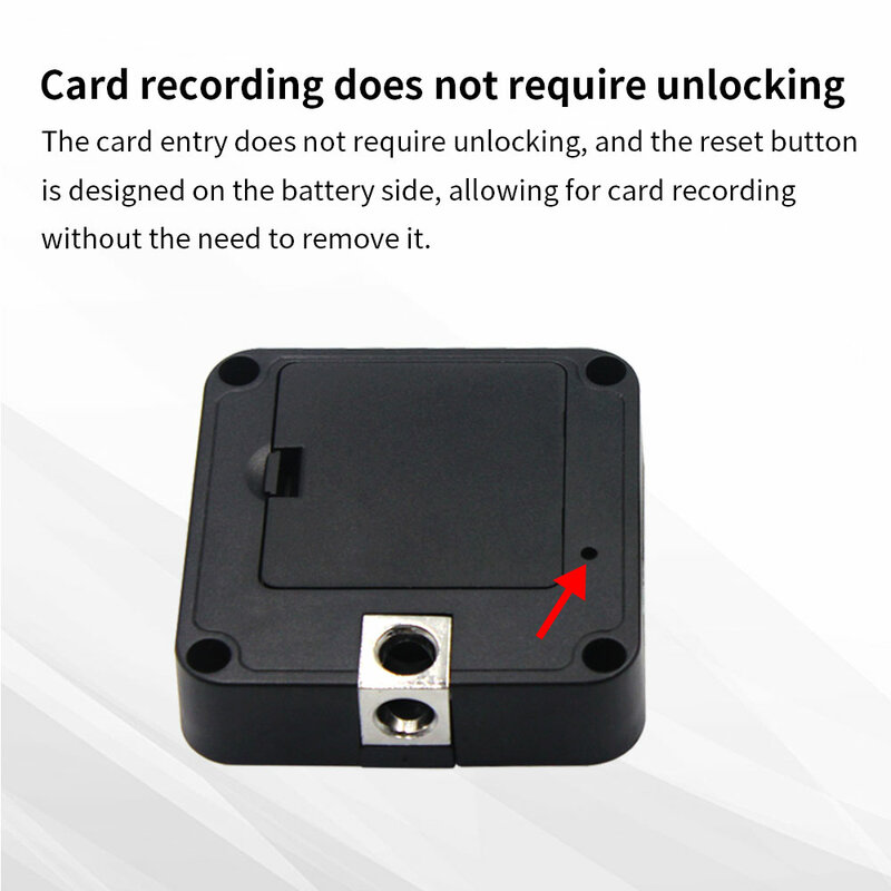 Hole-free Invisible Sensor Induction Cabinet Lock RFID Card Smart Electronic Lock for Wardrobe Furniture Sauna Cupboard Locker