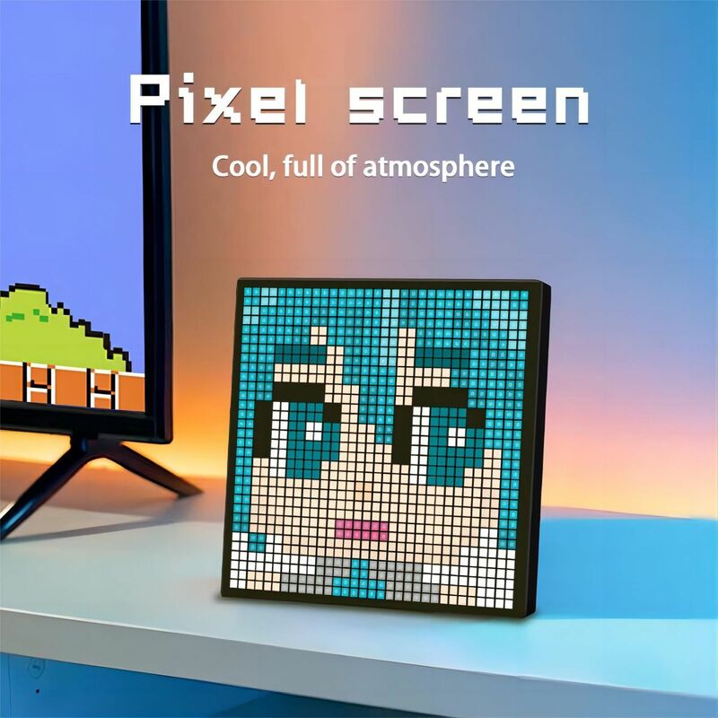 LED Pixel APP Cellphone Control Display 32X32 Programmable Night Light LED Screen for Gaming Decoration Business Advertisement