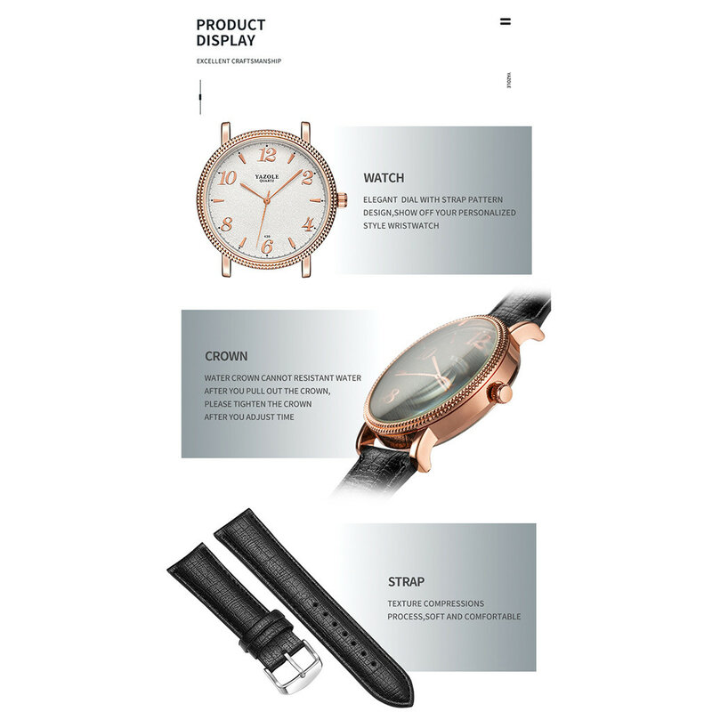 الموضة الكلاسيكية كبيرة النطاق الرقمي حزام من الجلد رجال الأعمال ساعة كوارتز ساعة كلاسيكية رائعة النساء ساعة معصم Reloj Hombr