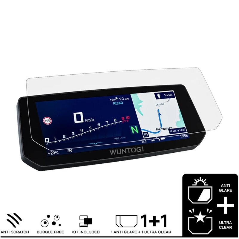 Nowe akcesoria motocyklowe prędkościomierz Scratch Cluster ekran Dashboard Instrument ochrony Film dla BMW CE04 CE 04 2021 2022