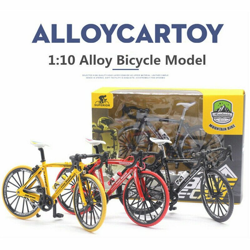 I più venduti in lega pressofuso in metallo bicicletta modello bici da strada giocattoli da ciclismo per bambini regali veicoli giocattolo per strumenti domestici nuovo 2024