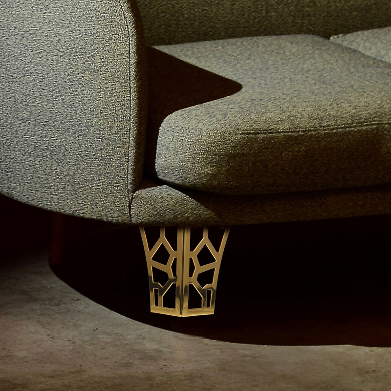 4 Stück Eisen Sofa Beine Gold Waschtisch Hocker Metall möbel Unterstützung Füße Couch tisch kurze Couch