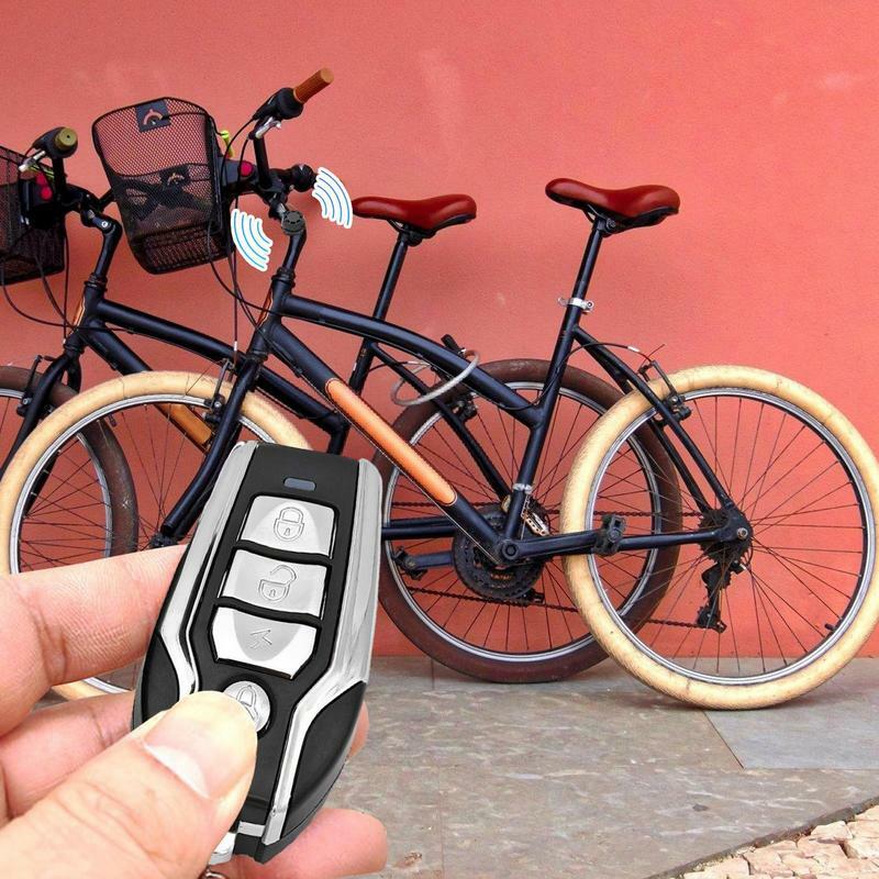 122db Vibration Sensing Bike Alarm Waterproof Motorcycle Alarm Remote Anti-theft Bike Detector Alarm System For Bike Bicycle