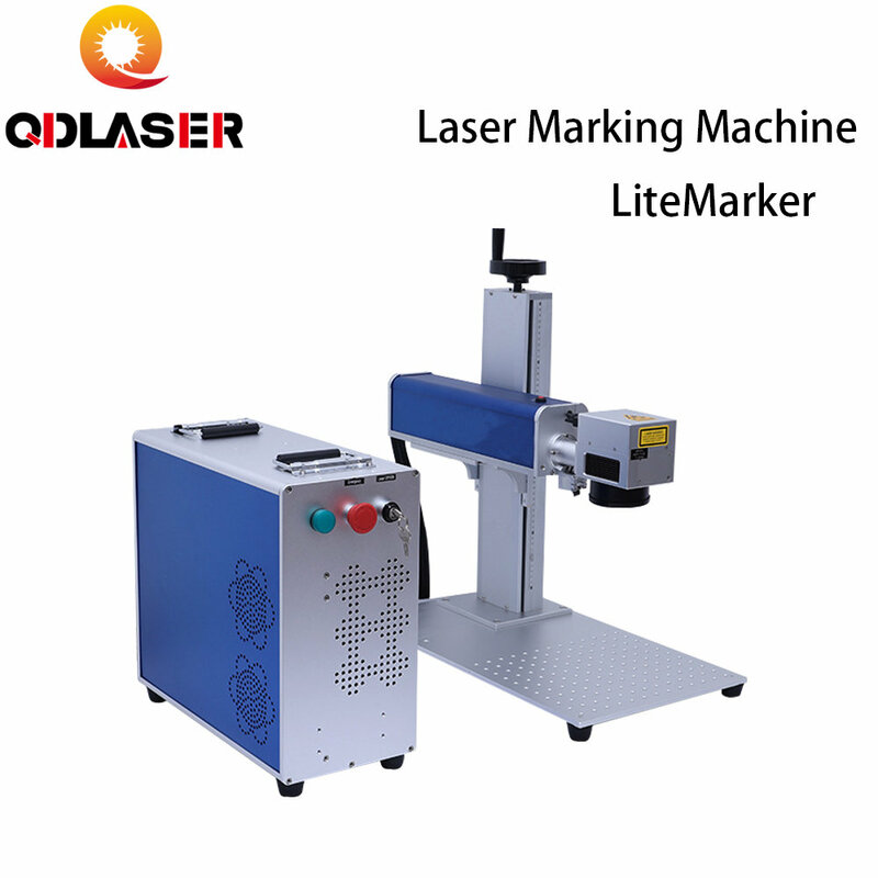 QDLASER-Machine de marquage laser à fibre Raycus MAX IPG, 20-50W, pour le marquage du métal, de l'acier inoxydable