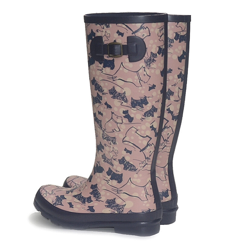 Резиновые сапоги для дождя, женские резиновые сапоги в европейском и американском стиле, модная уличная водонепроницаемая обувь, новинка на весну и осень