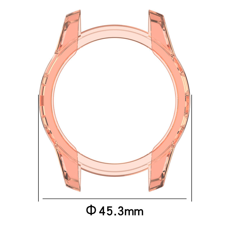 TPU Transparent Protection Case Watch Bumper Shel Bracelet Frame Screen Smartwatch Accessories For Garmin Fenix7/Fenix7X/Fenix7S