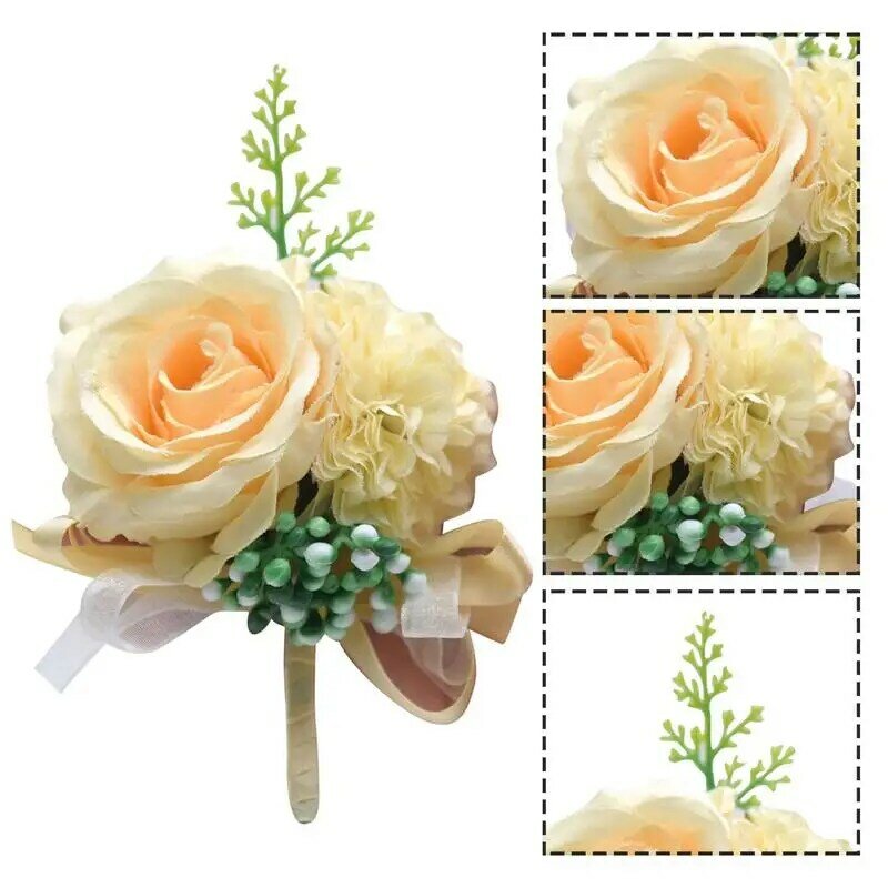 Boutonniere Flowers Rose Boutonniere For Wedding Groom And Best Man Corsage For Wedding Ceremony Anniversary Formal Dinner Party