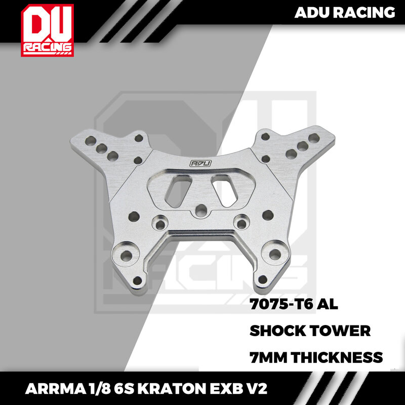 Adu Racing Front Shock Tower CNC 7075-T6 Aluminium für Arrma 6s Kraton Exb V2